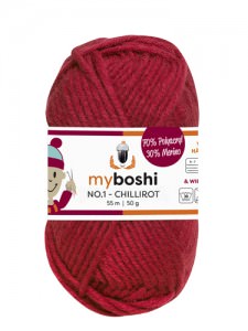 My Boshi No 1. - Chillirot 134 Lieblingsfarben - Wolle kaufen