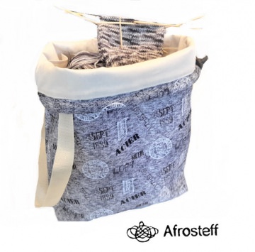 Handarbeitstasche,Projekttasche, projectbag knitting, Strandtasche, Wolle Aufbewahrung, Strickbeutel, Wolltasche, genäht, Geschenkidee, 