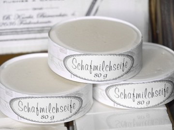 Schafmilchseife handgemacht aus pflanzlichen Ölen