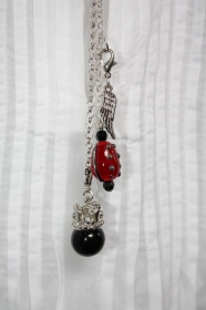 Kette *Krone*, lampwork