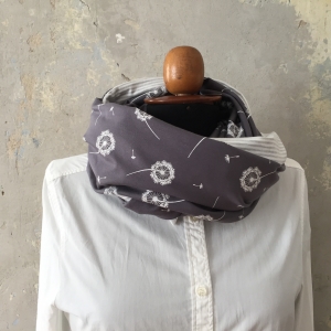 Loopschal Stillschal * DANDELION * XL  von zimtblüte zum Wenden  Handarbeit    