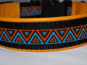 Hundehalsband - TiKal -  lederunterfüttert