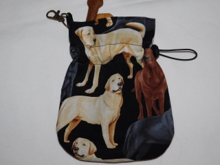 Leckerlibeutel -Labrador- innen abwischbar