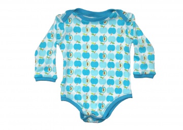 Bio Body Gr. 68, 74 oder 80 Äpfelchen türkis Baby