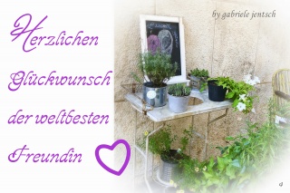 Geburtstagskarte Karte zum Geburtstag für die beste Freundin