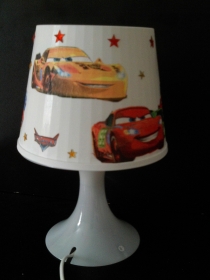 Nachttischlampe Kinderlampe  Lampe Baby - Autos Cars 