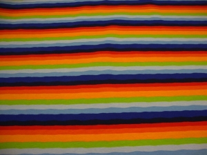 Baumwolljersey Jersey Regenbogen Streifen bunt, 1 cm schmale Streifen Regenbogen, Blockstreifen Stoff gestreift Baumwolljersey Stoffe Meterware kaufen