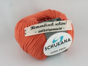 sommerliches Baumwollgarn Sierra Unico mit Seide von Schulana in Farbe 41 rot