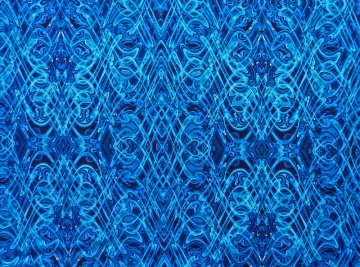 ✂ Patchworkstoff Meterware Paula Nadelstern Kismet 1774 blau