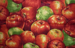 ✂ Patchworkstoff Meterware Obst und Gemüse - Äpfel