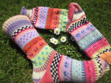 Bunte Socken Jola Gr. 39/40 - gute Laune Socken