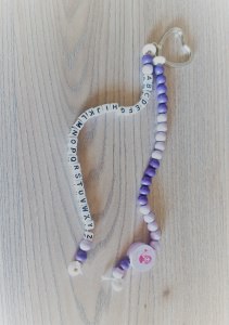 Rechen-ABC Kette, Lernhilfe, Rechenschieber, Ideal zur Einschulung, Handgemacht