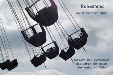 Karte zum Ruhestand