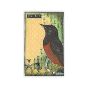 Taschenkunst, Kunst im Kreditkartenformat mit dem Titel: DREAM!       ★versandkostenfrei ★Format ca. 54 x 86 mm ★