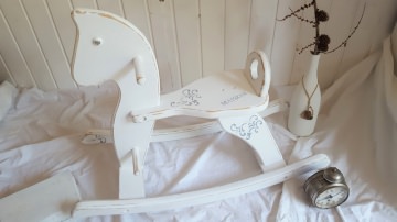  ♥Altes liebes Schaukelpferd aus Holz Shabby♥ 