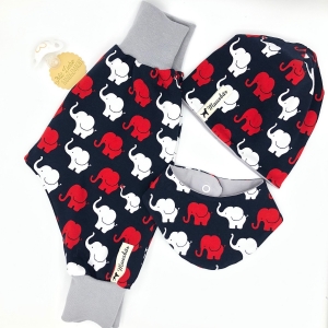 Erstlingsset, Babyset, Größe 62 / 68, Pumphose,  Mütze, Tuch, von Mausbär