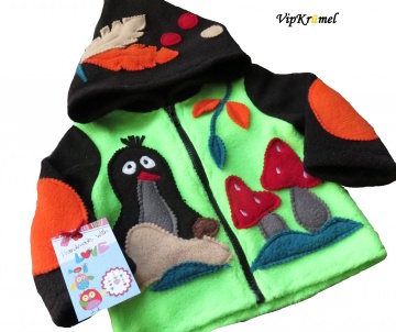 Handgemachtes Zipfeljacke  Maulwurf, Jacke