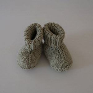 LINDGRÜN Babyschuhe aus weicher Merino Wolle Booties zimtbienchen kaufen    
