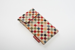 Handytasche Karo mit Klettverschluss Gr.L