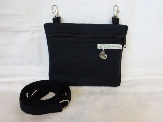 Gürteltasche (Rips/schwarz) mit zwei Funktionen