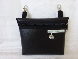 Gürteltasche mit Karabiner (Kunstleder) dein idealer Reisebegleiter