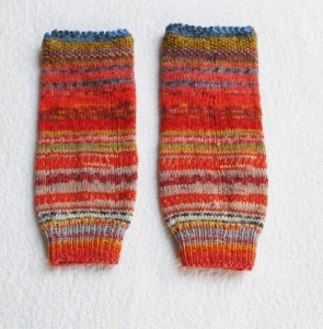 Handstulpen mit Daumenloch, handgestrickt