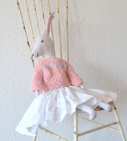 Hasenmädchen zum Liebhaben, Hase Stoffhase Kaninchen Plüschhase,Osterhase