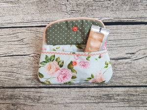 Geldbeutel, Schminktasche, Mäppchen, Universaltäschchen mit Extrafach  