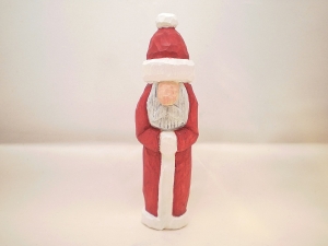 Weihnachtsmann, hand geschnitzt und bemalt aus Lindenholz