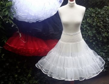 Petticoat, Tüllpetticoat, 2-lagig, Farbwahl, Größenwahl