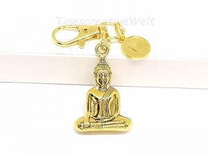 Buddha, personalisiert, Taschenanhänger, Yoga, spirituell