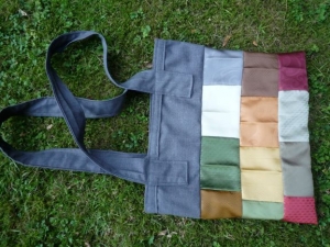 Stoffbeutel, Einkaufsbeutel, Schultertasche, Unikat  