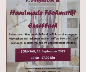 Handmade und Fashion Markt  in Esselbach 